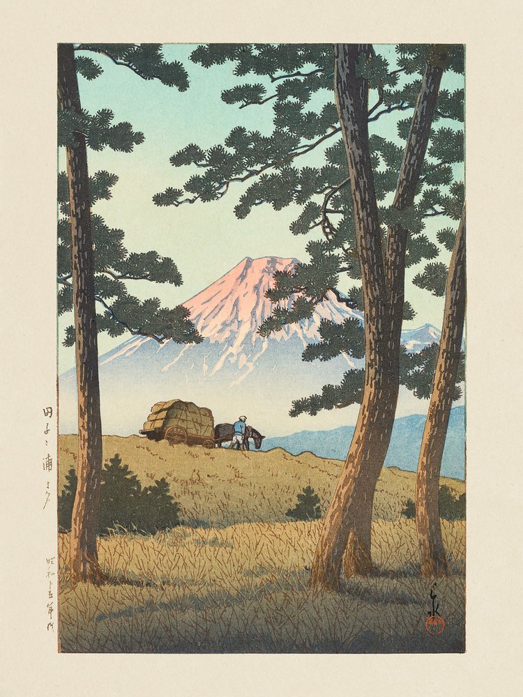Tago No Ura No Yube (1940) door Kawase Hasui
