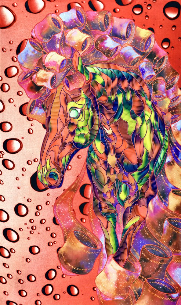 Levendig fantasiepaard door Kostyantin Malginov