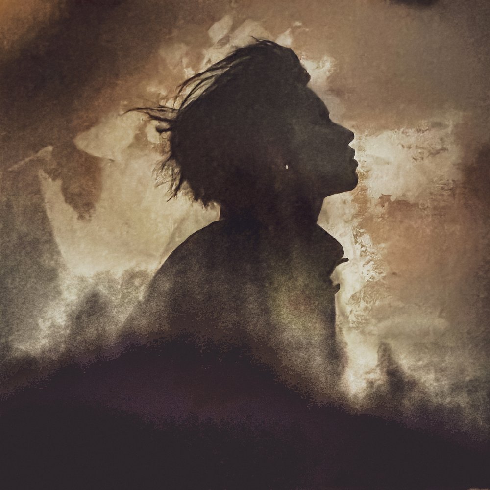 Door de wind geblazen silhouet door Kurosaki Sangan