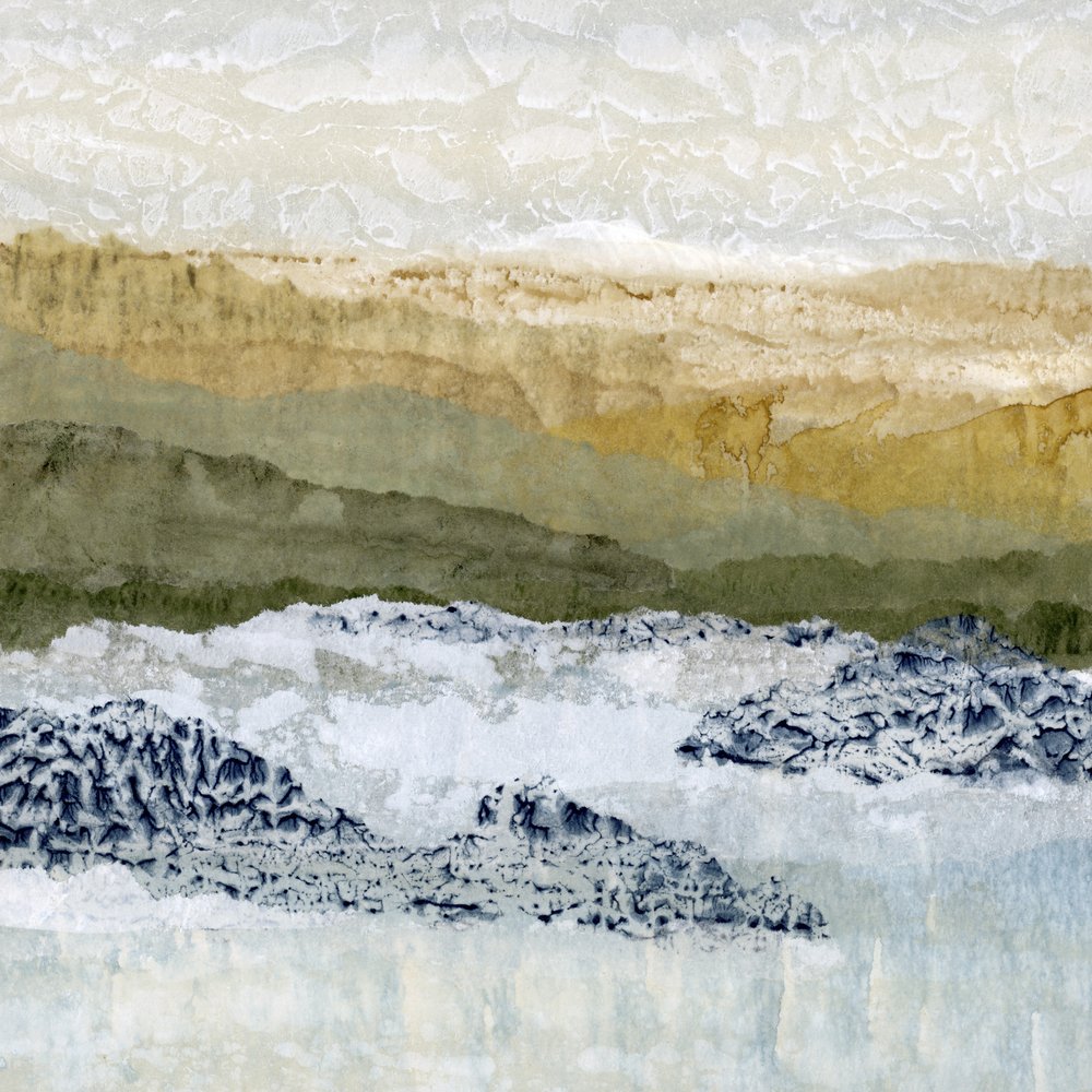 Abstracte berglagen door Lara Eckerman