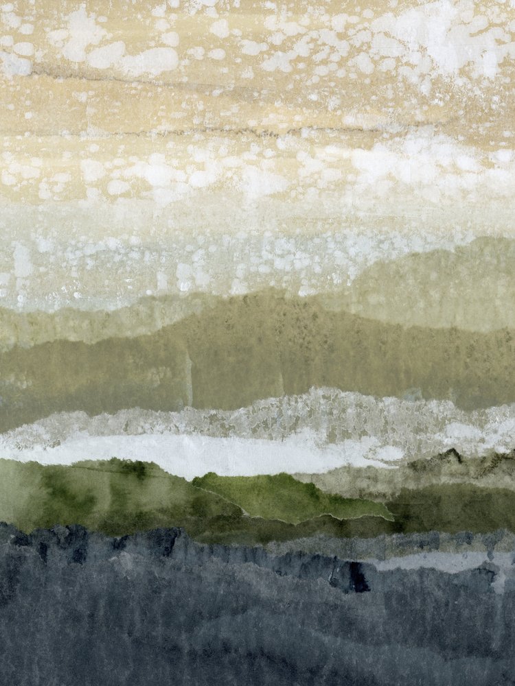 Abstracte berglagen door Lara Eckerman
