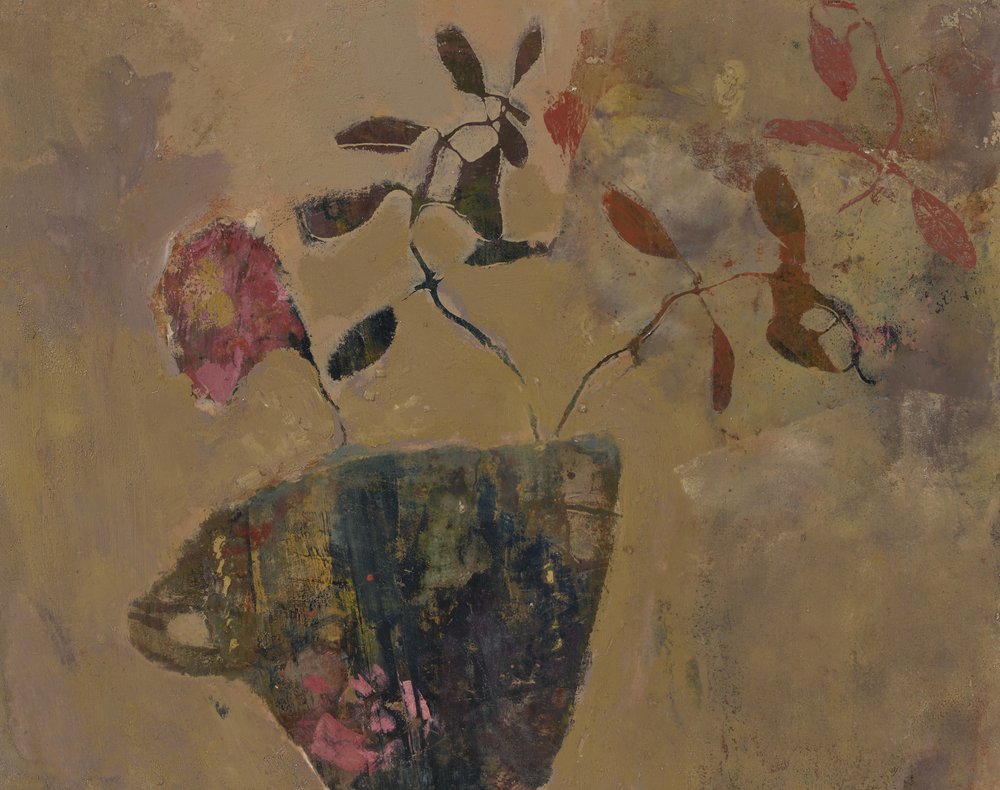 Abstract bloemstilleven door Lena Ru