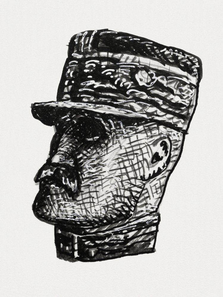 Portret van Ferdinand Foch (ca. 1891–1941) door Leo Gestel