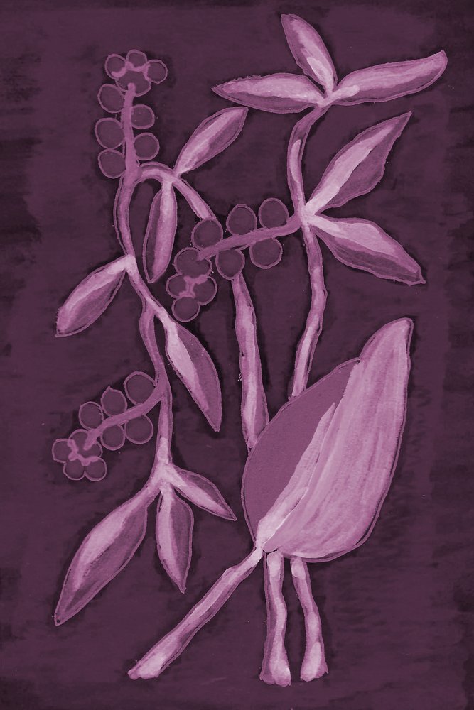Deep Purple Botanicals door Lori Ann Folz