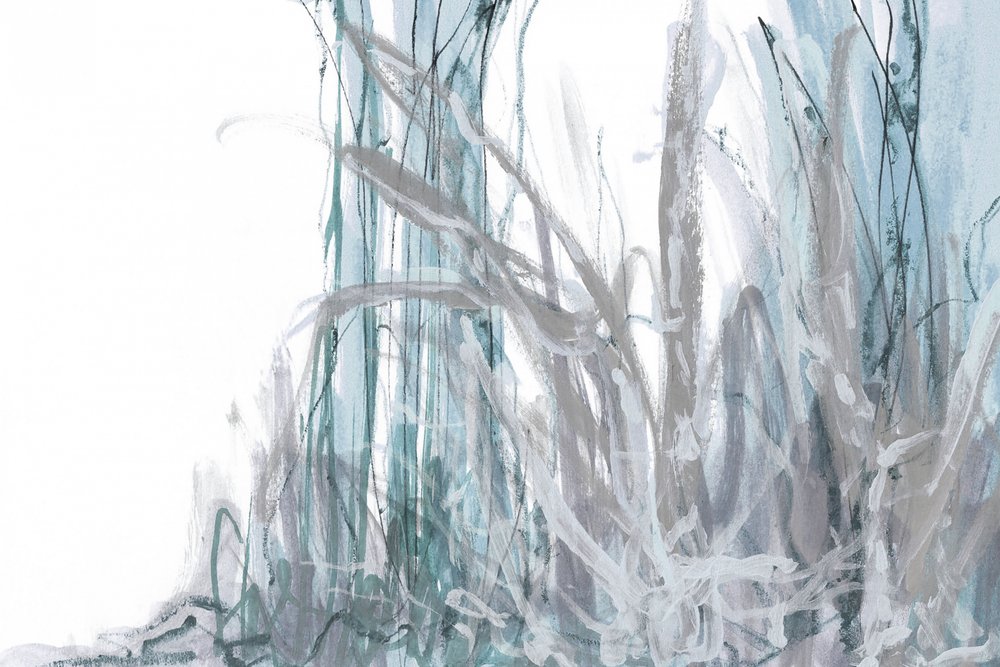 Stromend, abstract riet door Lori Ann Folz