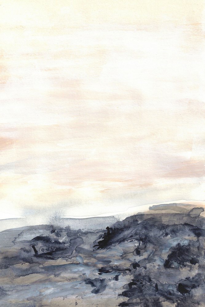 Rustig abstract landschap door Lori Ann Folz