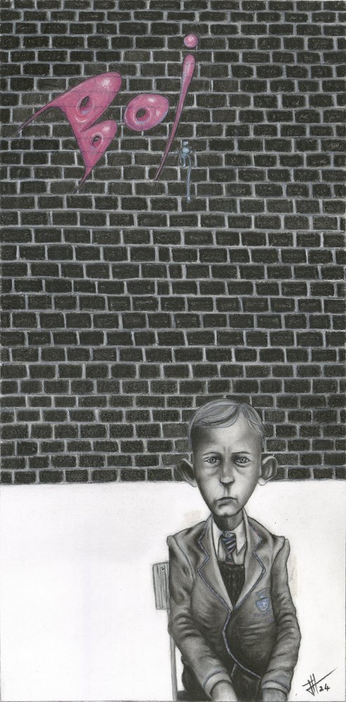 De melancholische schooljongen door Lourens Joubert