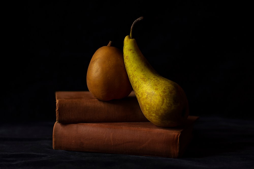 Warme peren en boeken door Ludmila Shumilova