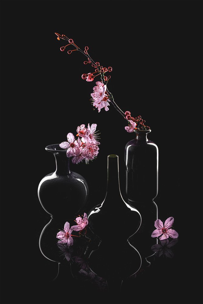 Elegante bloemenvazen door Lydia Jacobs