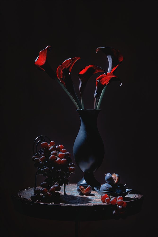 Elegante rode calla