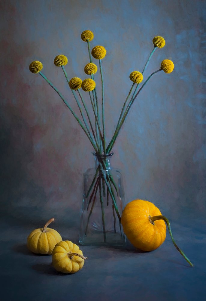 Stilleven met gouden herfsttinten door Lydia Jacobs