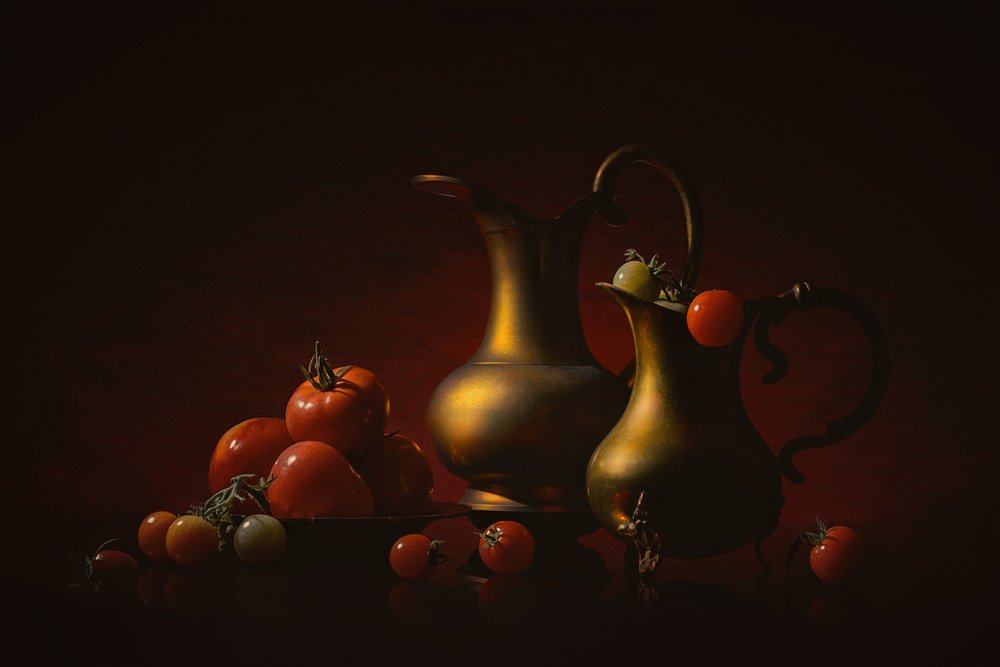 Golden Pitchers-tomaten door Lydia Jacobs
