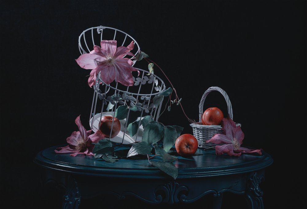 Moody-appels en clematis door Lydia Jacobs