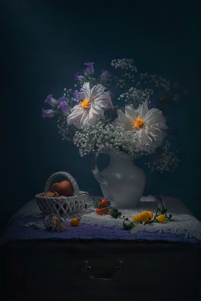 Stemvol bloemstilleven door Lydia Jacobs