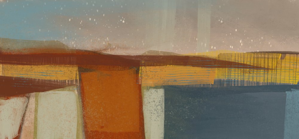Abstract: Woestijnhorizon door MANSI SAXENA