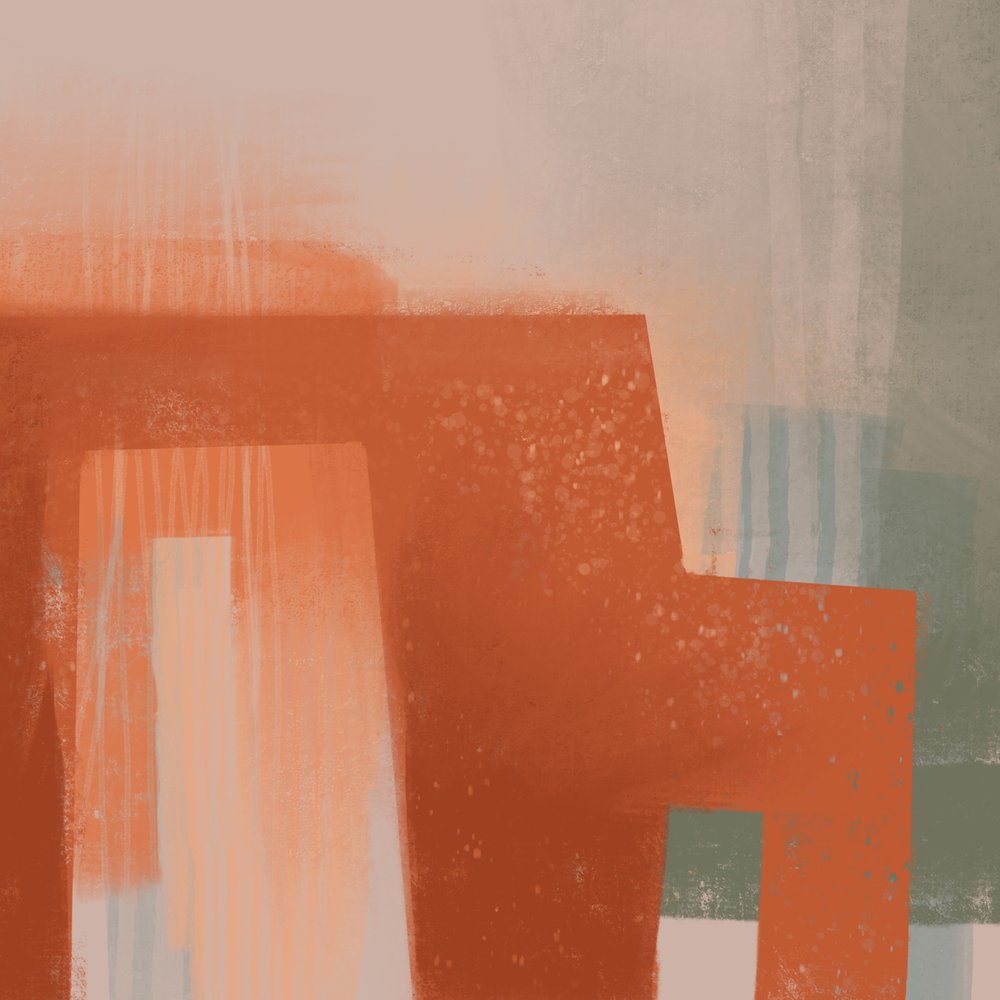 Aardse abstracte structuren door MANSI SAXENA