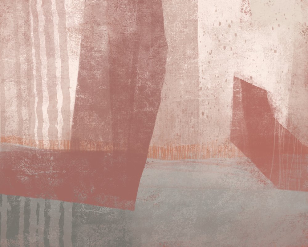 Gedempte abstracte blokken door MANSI SAXENA