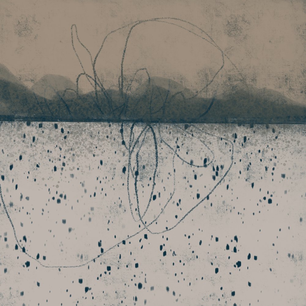 Abstracte lijnen met textuur door MANSI SAXENA