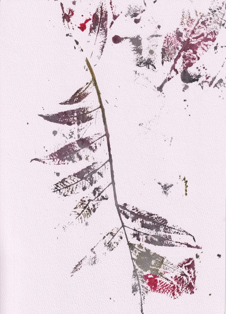 Dark Leaf-indrukken door Maira Ribena