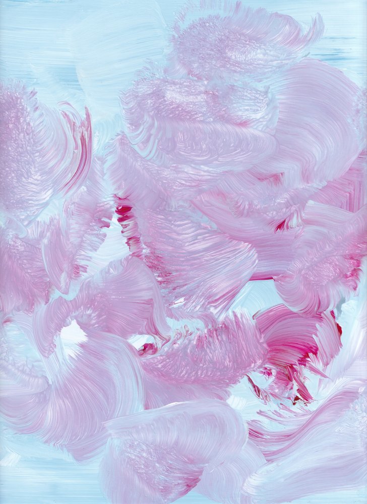 Vloeiende roze en blauwe tinten door Maira Ribena