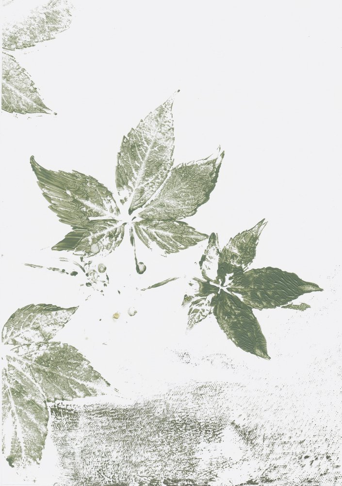 Green Leaf Impressions door Maira Ribena