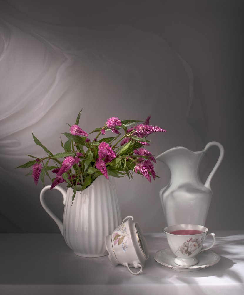 Elegante bloemen voor bij de thee door Margareth Perfoncio