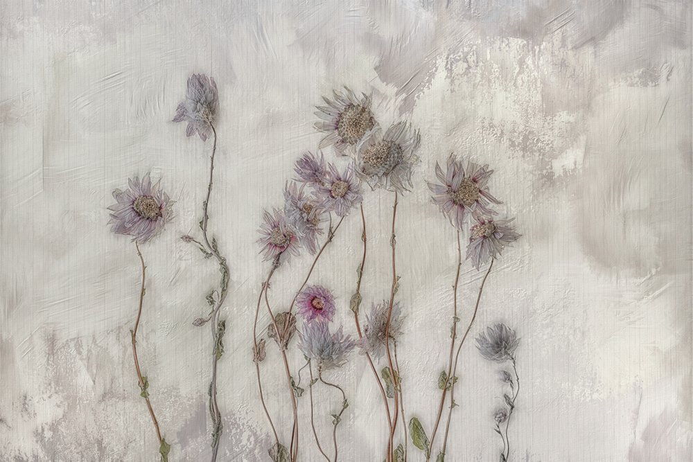 Zachte pastelkleurige bloemen door Marie-anne Stas