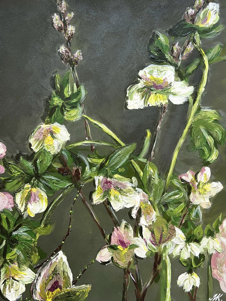 Sierlijke winterbloemen door Marina Kozyr
