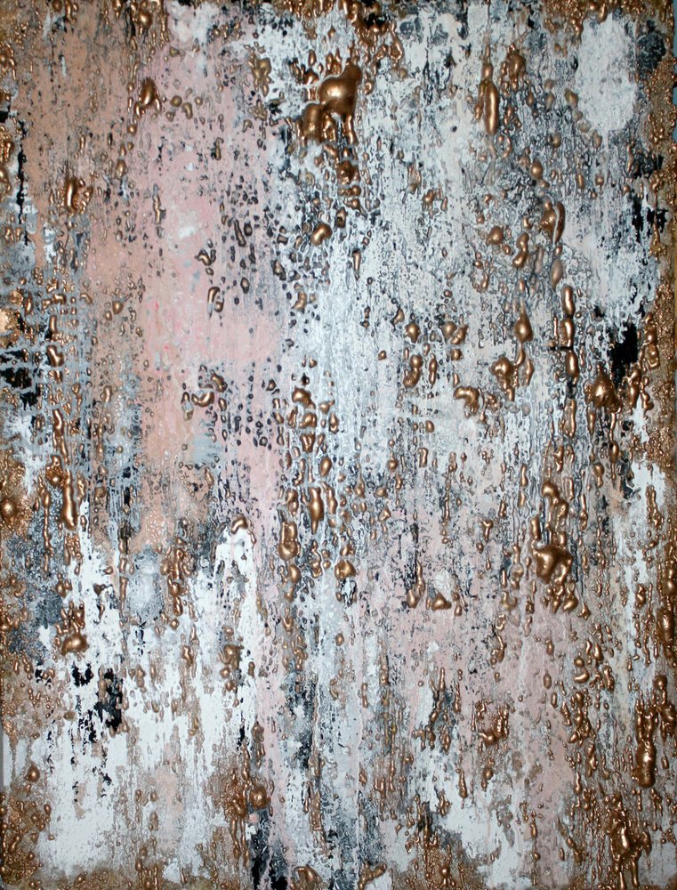 Metallic druppels met textuur door Marina Nelson