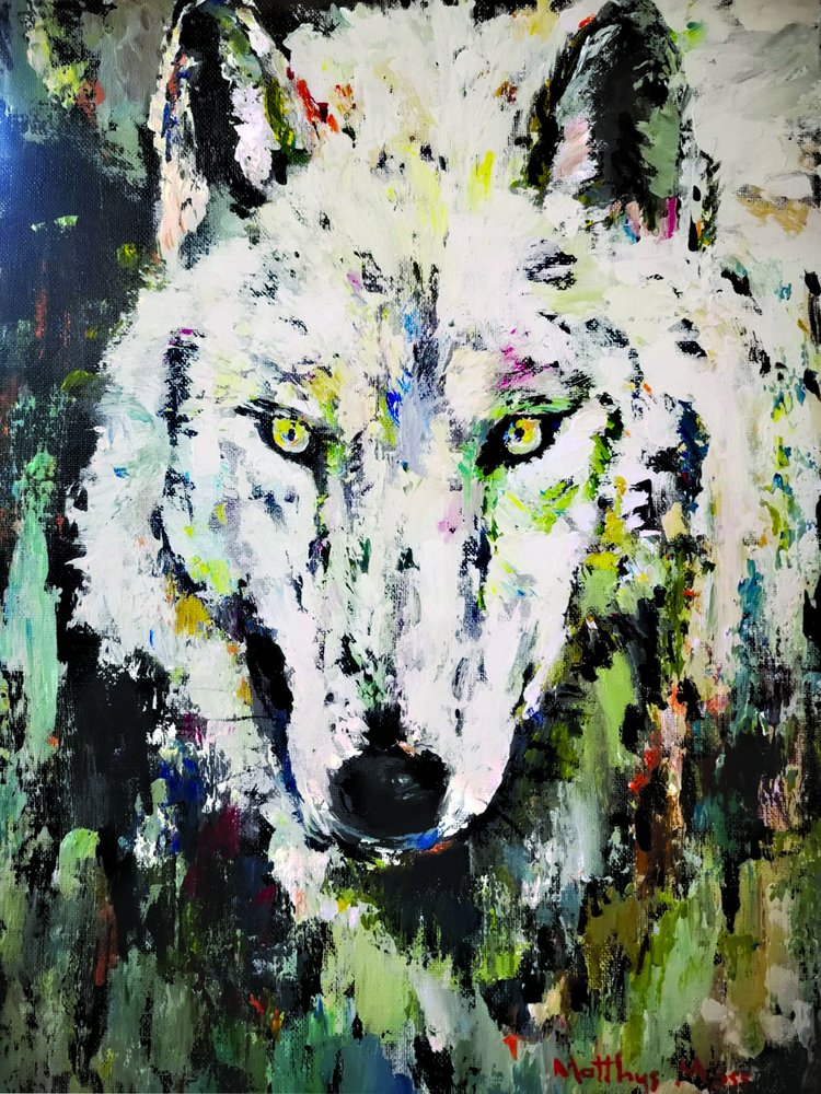 De blik van de Witte Wolf door Matthys Moss