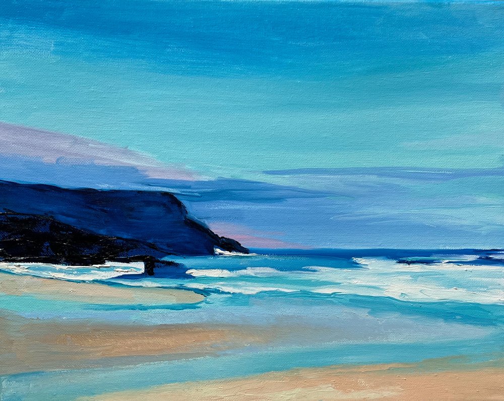 Rustige avond aan de kust door Maxine Shore