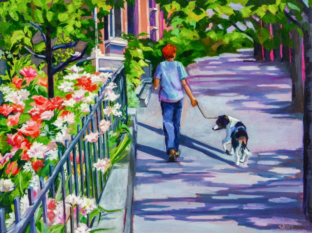 Een wandeling in de zon door Maxine Shore