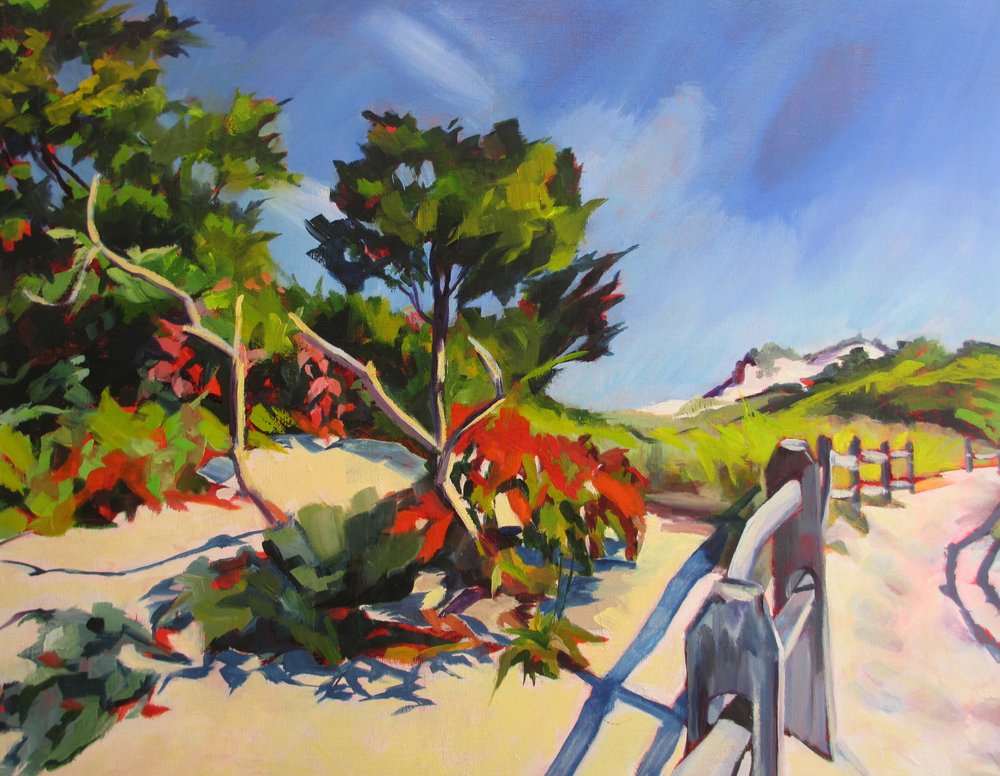 Levendige strandduinen door Maxine Shore