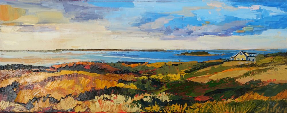 Levendig kustlandschap door Maxine Shore