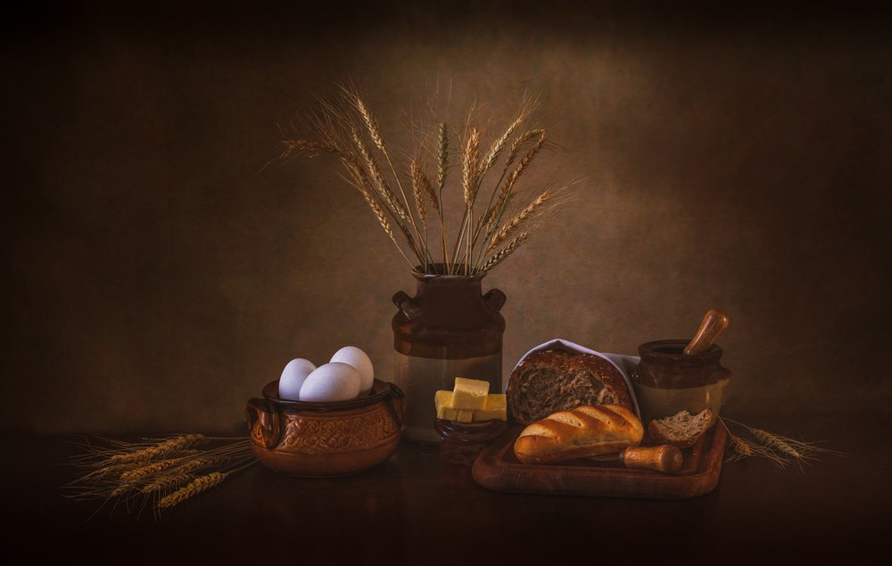 Stilleven ‘Golden Harvest’ door May G