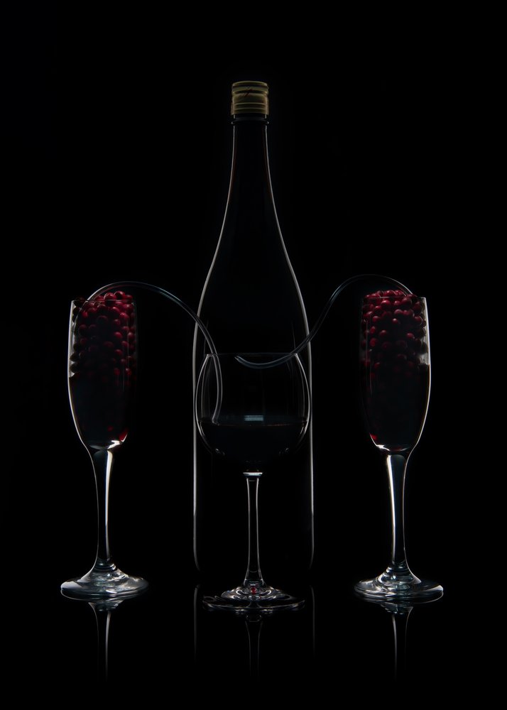 Elegante wijnreflectie door Ming Chen