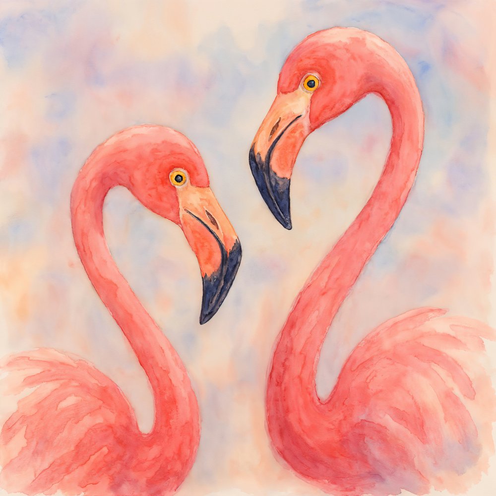 Ik ben dol op roze flamingo’s door Natalie Bruns