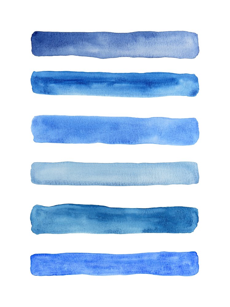 Rustig blauw verloop door Natalie Bruns