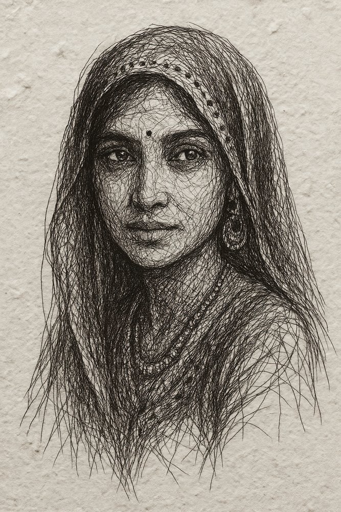 Een sereen portret van Indian Pen door Natalie Bruns
