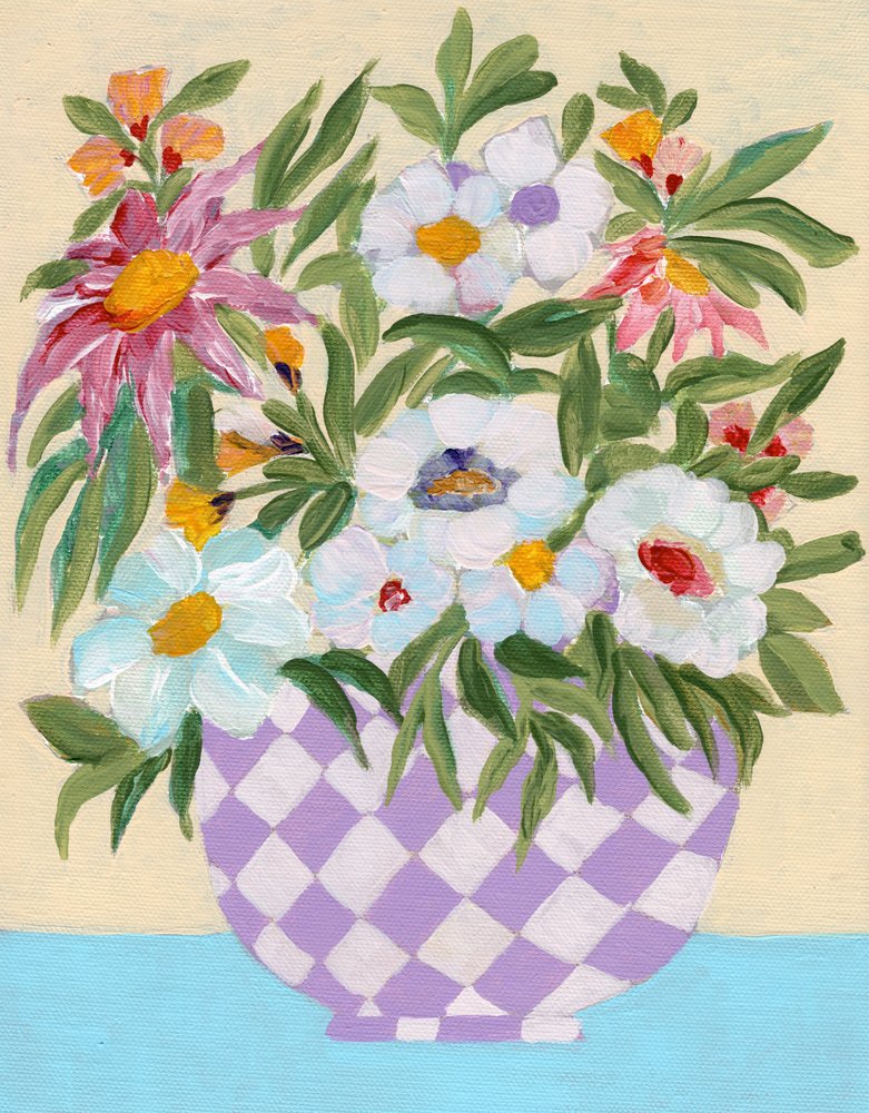 Vrolijk bloemenboeket door Nikita Jariwala