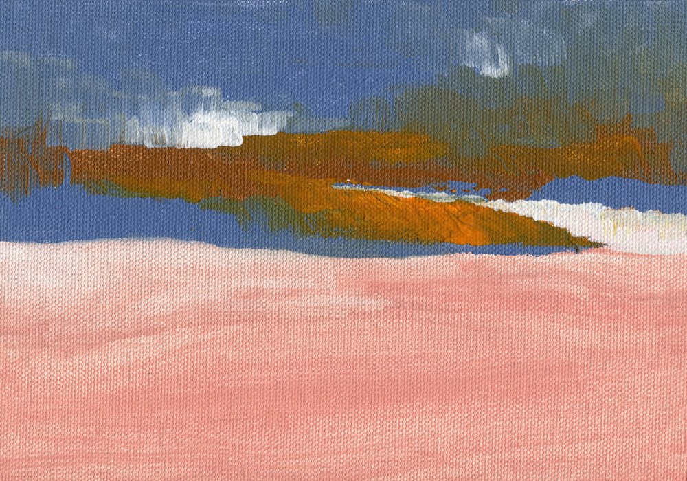 Roze woestijnhorizon door Nikita Jariwala
