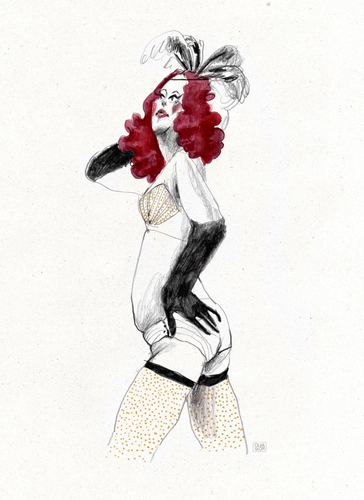 Burlesque door Olga Skomorokhova