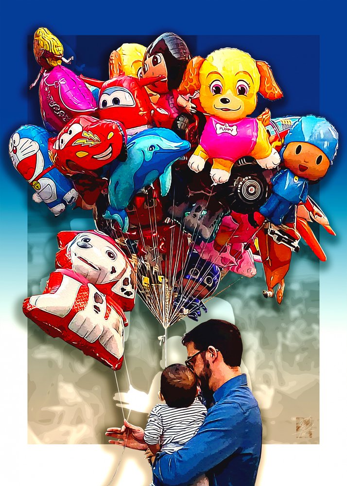Ballonnen met 