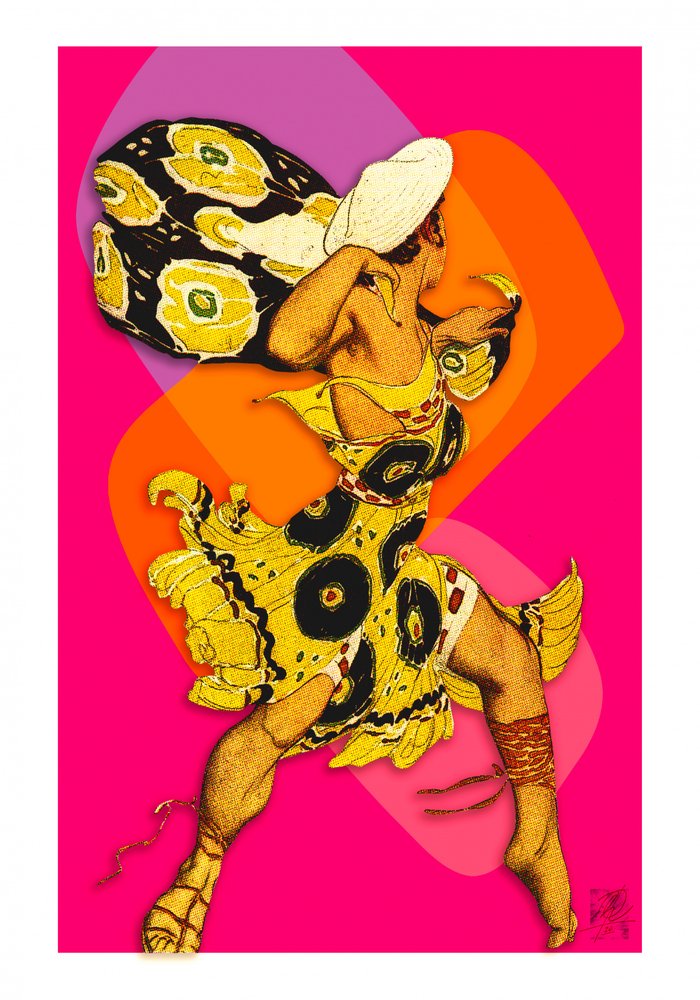 Levendige retro-danseres door Osvaldo Russo