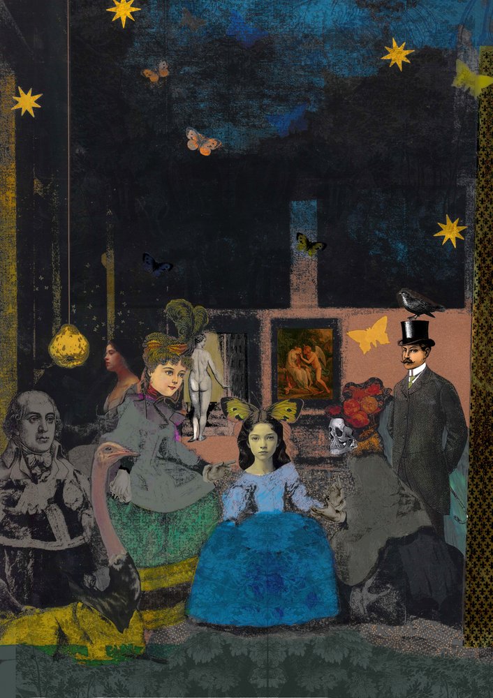Surrealistische Nachtgalerij door Pascal Bouchet-Spiegel