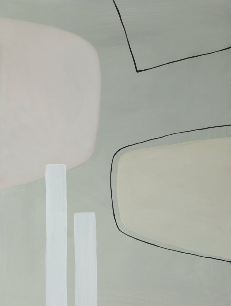 Zachte abstracte vormen door Renate Holzner