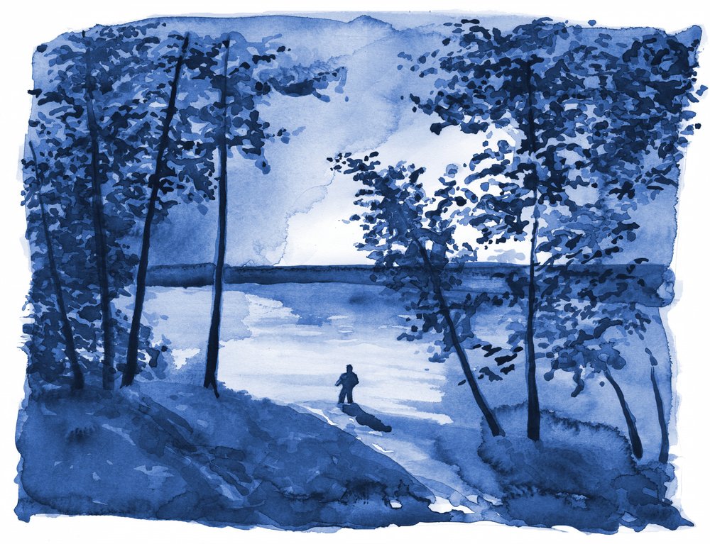 Blue Forest Lake: een oase van rust door RodMacIver