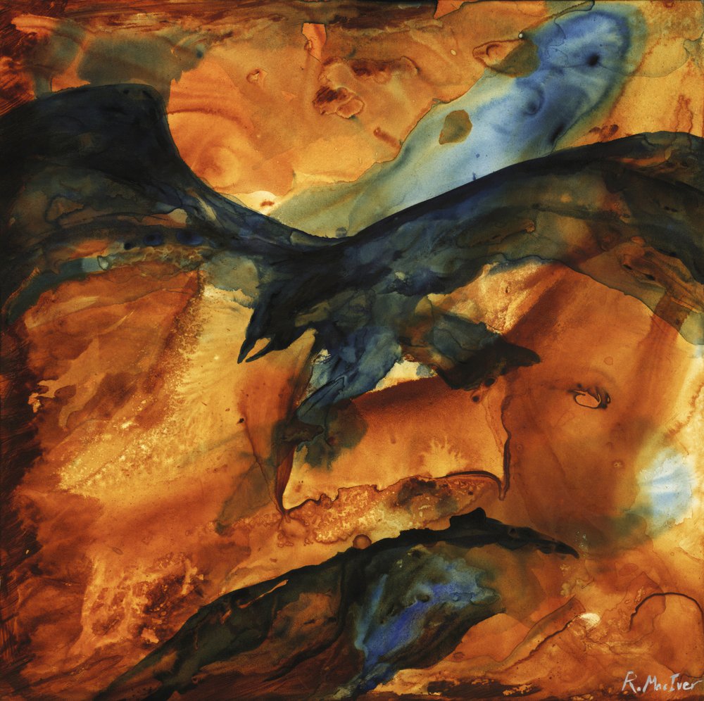 Dynamisch vloeibaar abstract door RodMacIver