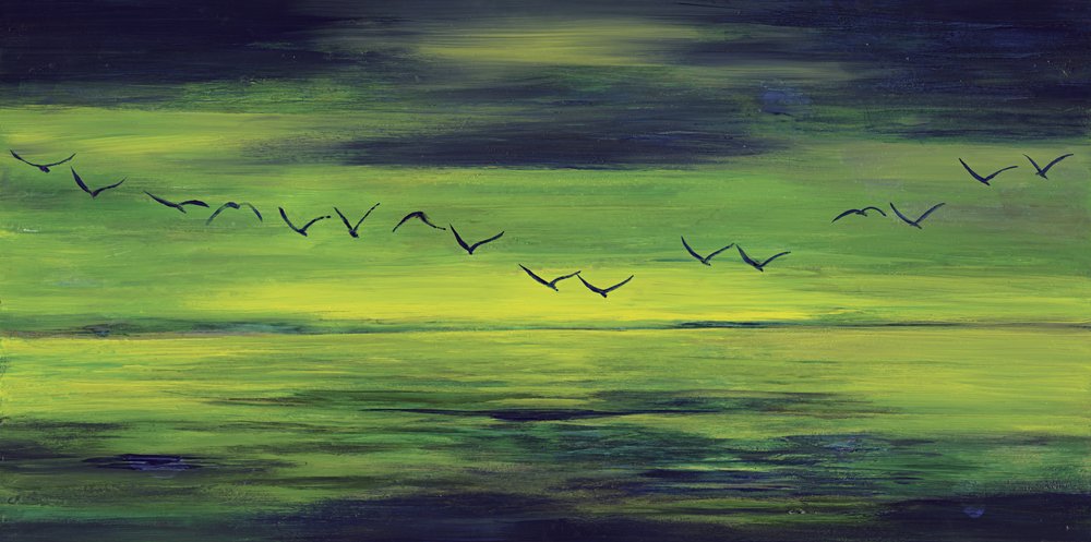 Rustige groene vlucht door RodMacIver