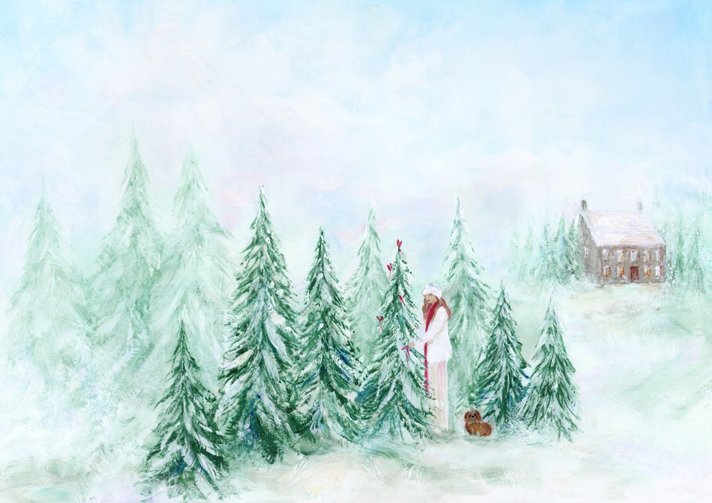 Winterbomen versieren door Rosana Laiz Blursbyai